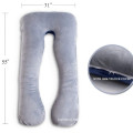 U Shape Full Size Arm And Leg Pregnancy Large Body Pillow With Filling